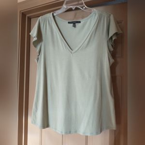 Super cute White House Black market light green large top